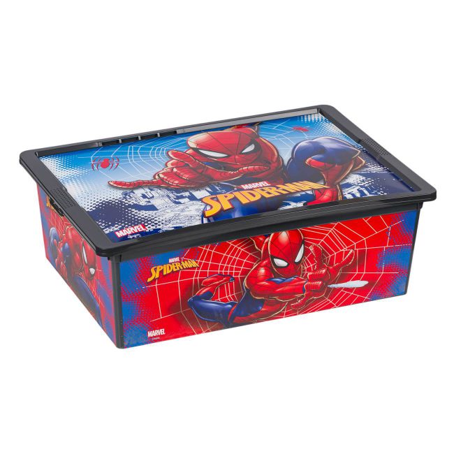 Κουτί Αποθήκευσης Παιδικό Πλαστικό Spiderman 25lt