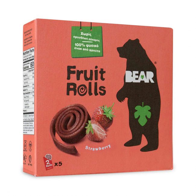 Παιδικό Σνακ Φρούτου Bear Yo Yo Strawberry 5x20g