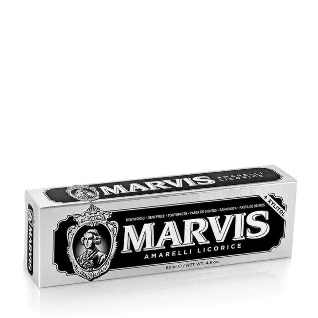 Οδοντόκρεμα Με Γλυκόριζα Μέντα Και Ξυλιτόλη Marvis Amarelli Liquorice Mint Toothpaste With Xylitol 85ml