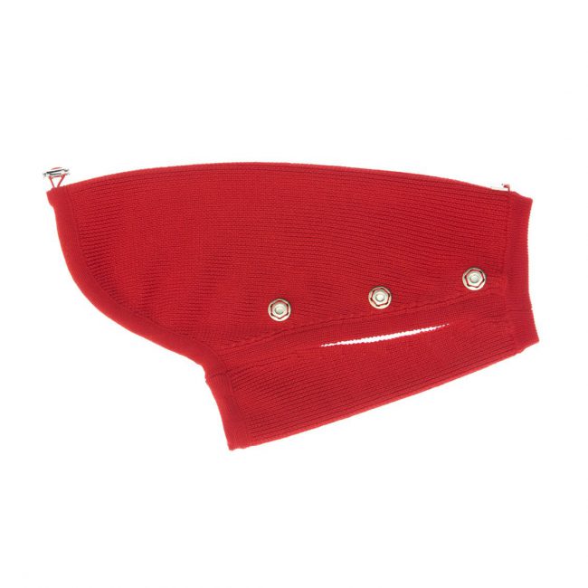 Μπουφάν Για Σκύλους Poldo Dog Couture Cortina Red 2 in 1 Luxury Coat X-Small-30cm | Small-35cm | Medium-40cm