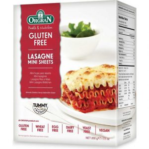Λαζάνια Μίνι Φύλλα Χωρίς Γλουτένη Orgran Gluten Free Rice And Corn Mini Lasagne Sheets 200g