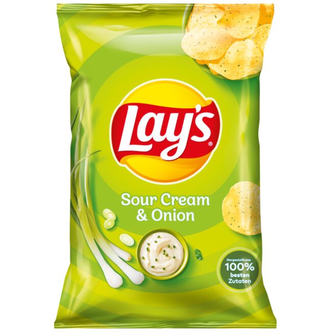 Πατατάκια Lays Sour Cream Onion Chips 150g