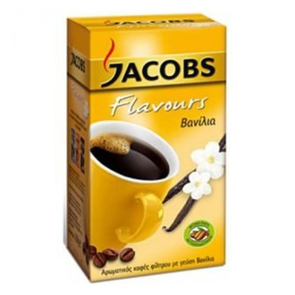 Καφές Φίλτρου Αλεσμένος Με Άρωμα Βανίλια Jacobs Flavours Vanilla 250gr