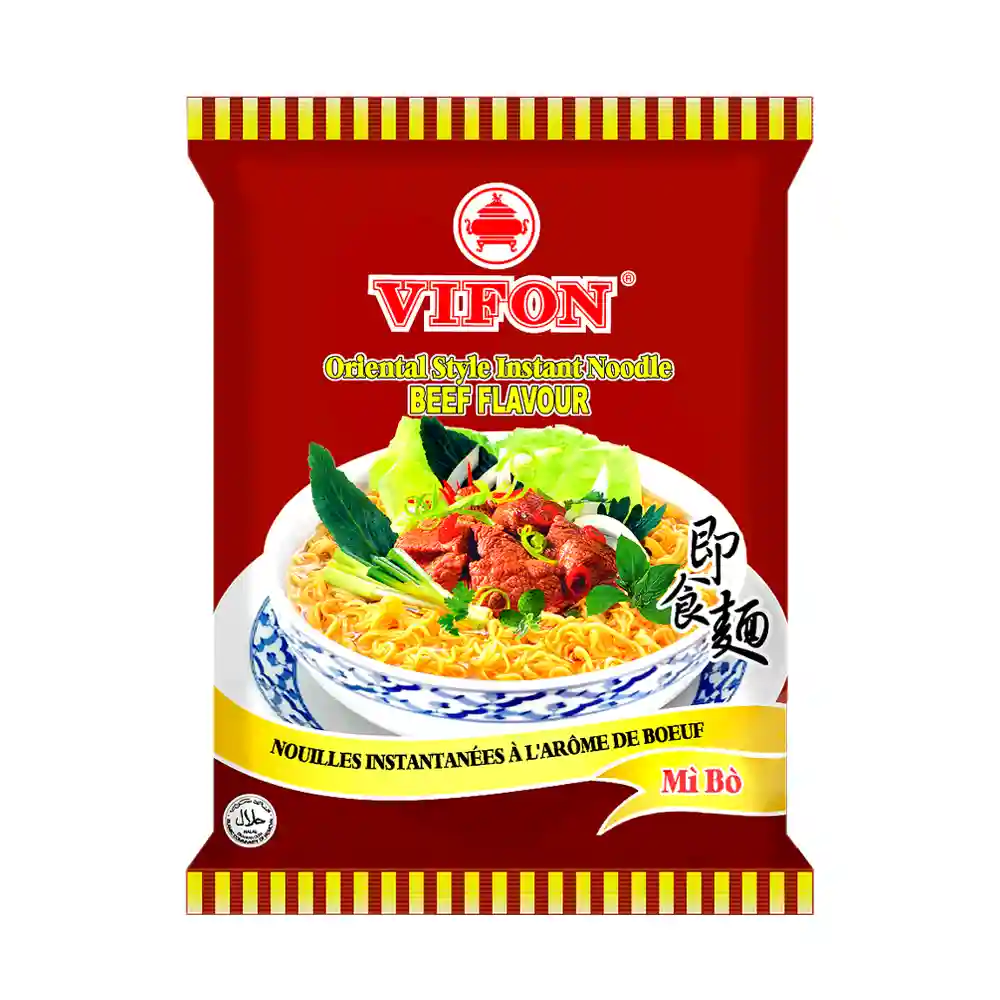 Σούπα Στιγμής Νουντλς Vifon Oriental Style Instant Noodle Beef Flavour 70g