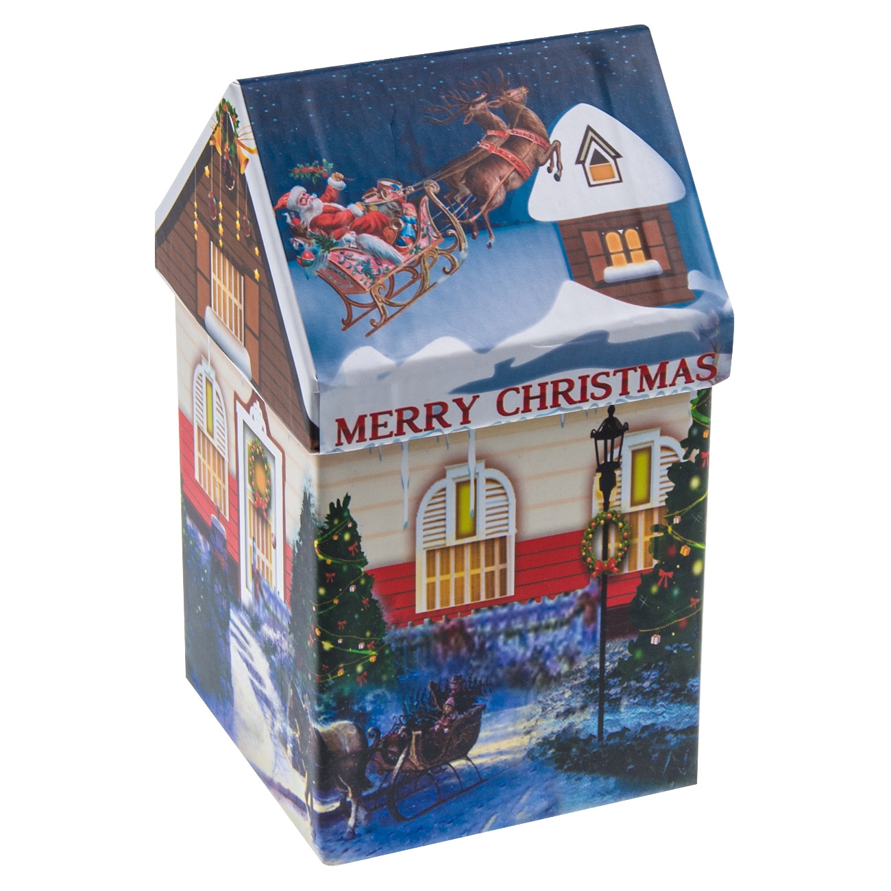 Κουτί Συσκευασίας Δώρου Χριστουγεννιάτικο Χάρτινο 15cm