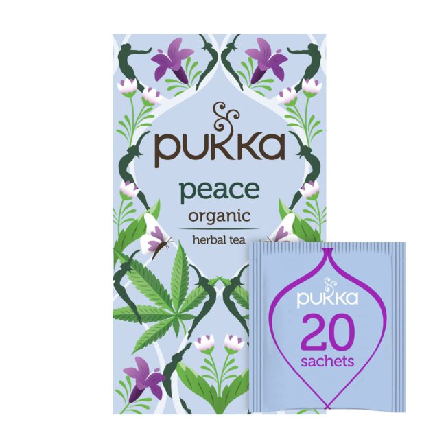Μείγμα Βιολογικών Βοτάνων Pukka Peace Organic Tea 20 Sachets 30g